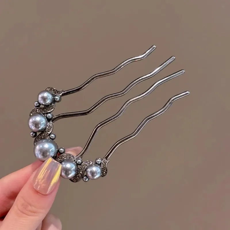 Pink Empress Alloy Hairpins Women's-4