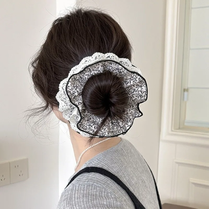 Pink Empress Fabric Hair Tie Women's-3