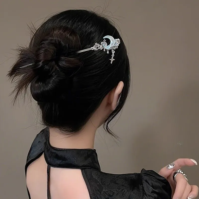 Pink Empress Alloy Hairpins Women's-1
