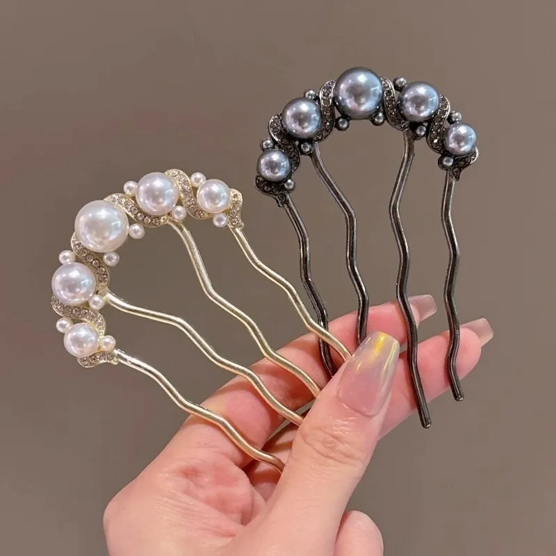 Pink Empress Alloy Hairpins Women's-2