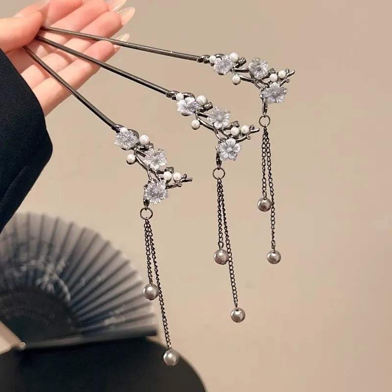 Pink Empress Alloy Hairpins Women's-3