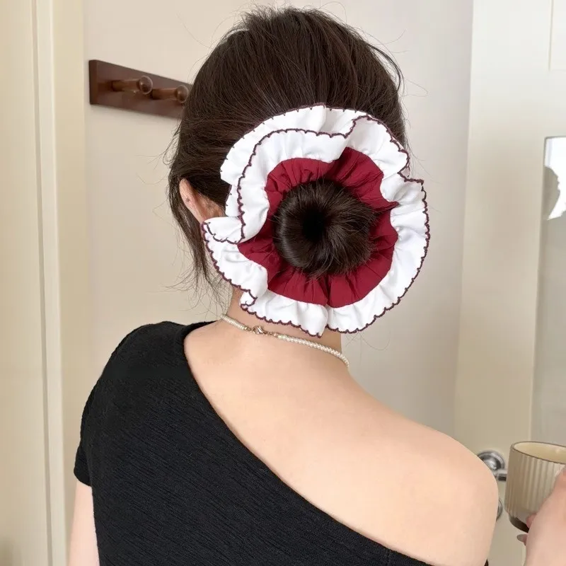 Pink Empress Fabric Hair Tie Women's-4
