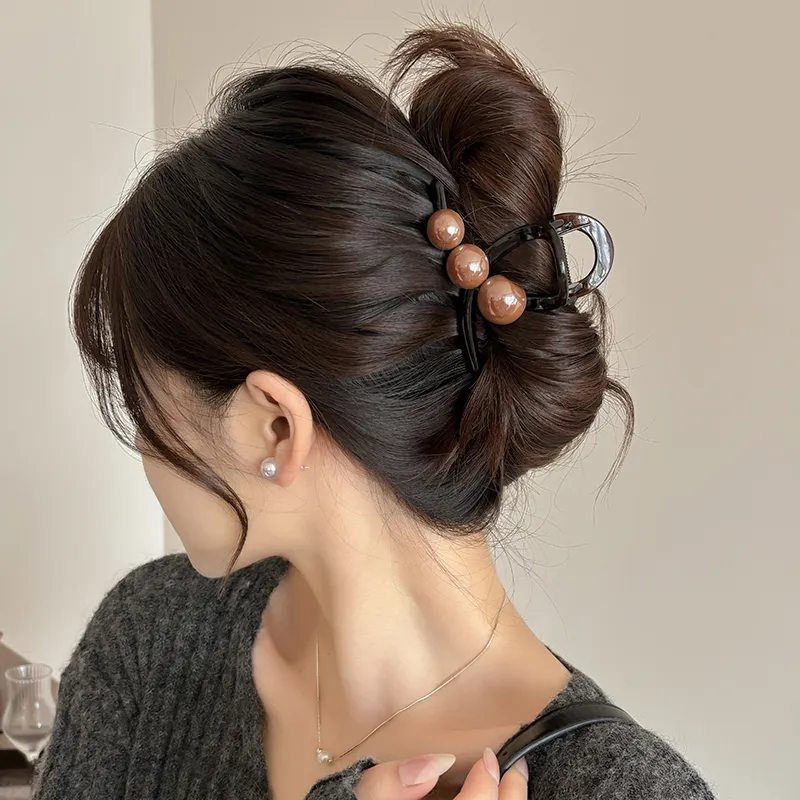 Pink Empress Acrylic Hair Clips Women's-2
