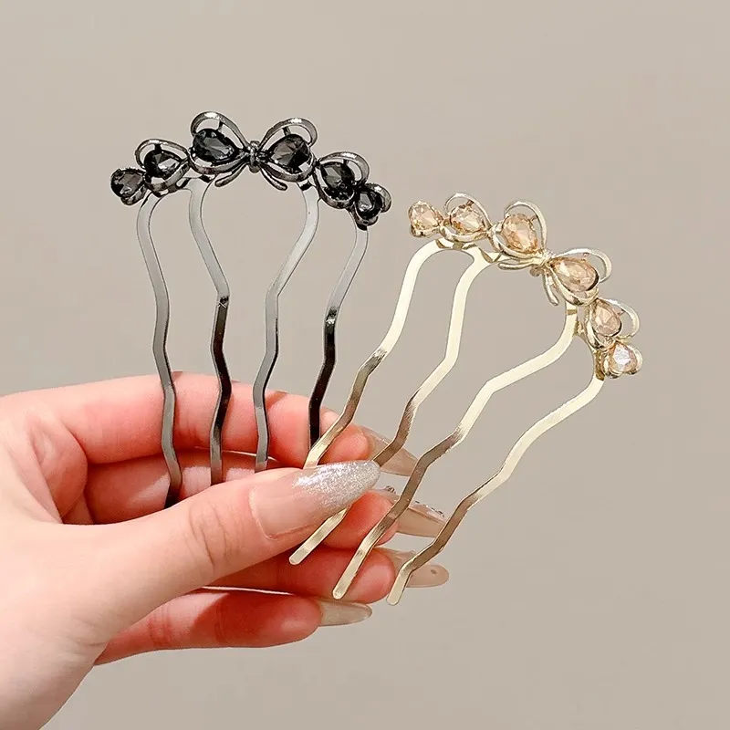 Pink Empress Alloy Hairpins Women's-2