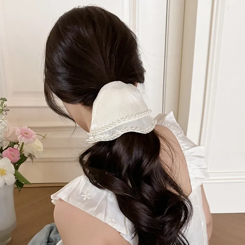 Pink Empress Fabric Hair Tie Women's-4