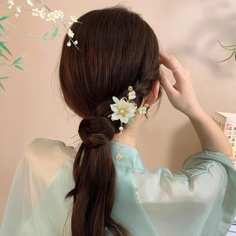 Pink Empress Alloy Hairpins Women's-2