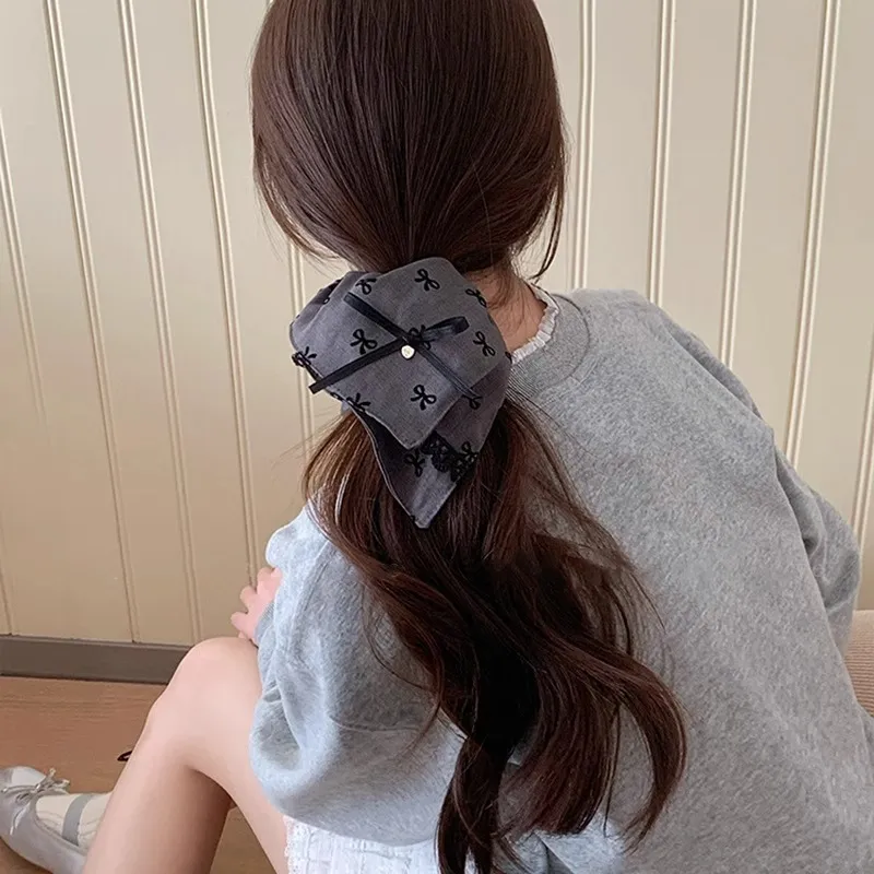 Pink Empress Fabric Hair Tie Women's-5