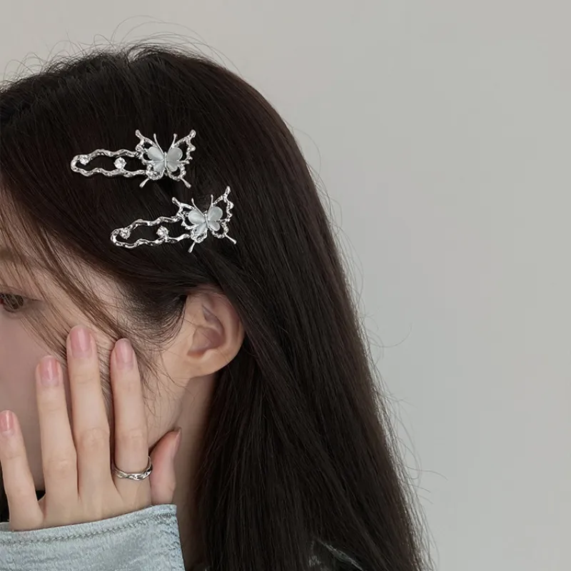 Pink Empress Alloy Hair Clips Women's-5