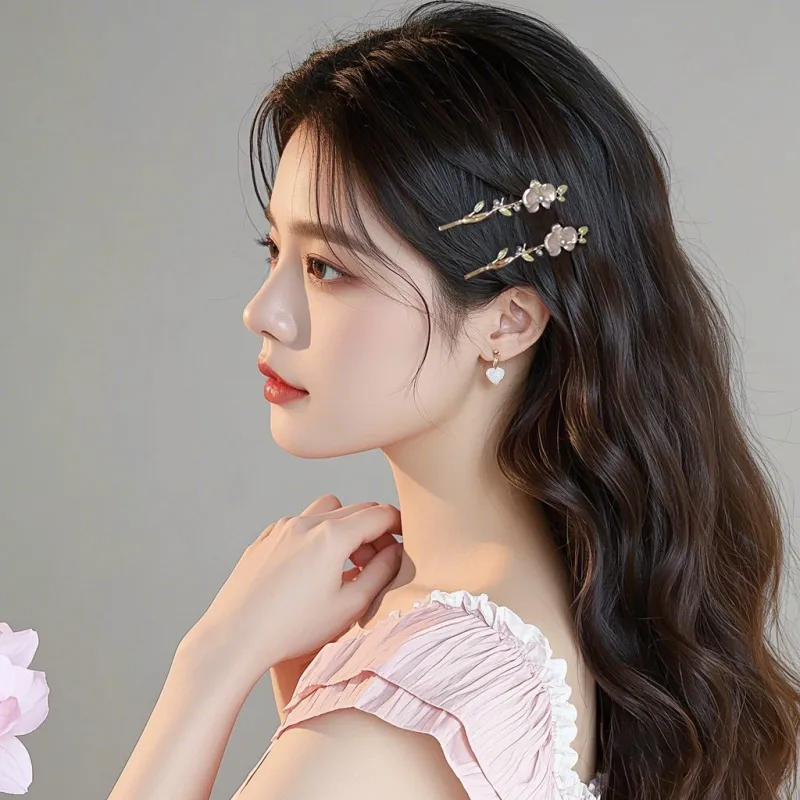 Pink Empress Alloy Hair Clips Women's-1