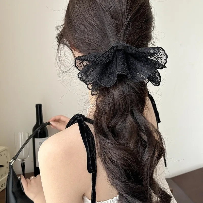 Pink Empress Fabric Hair Tie Women's-3