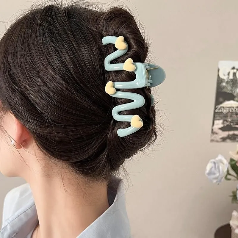 Pink Empress Acrylic Hair Clips Women's-2