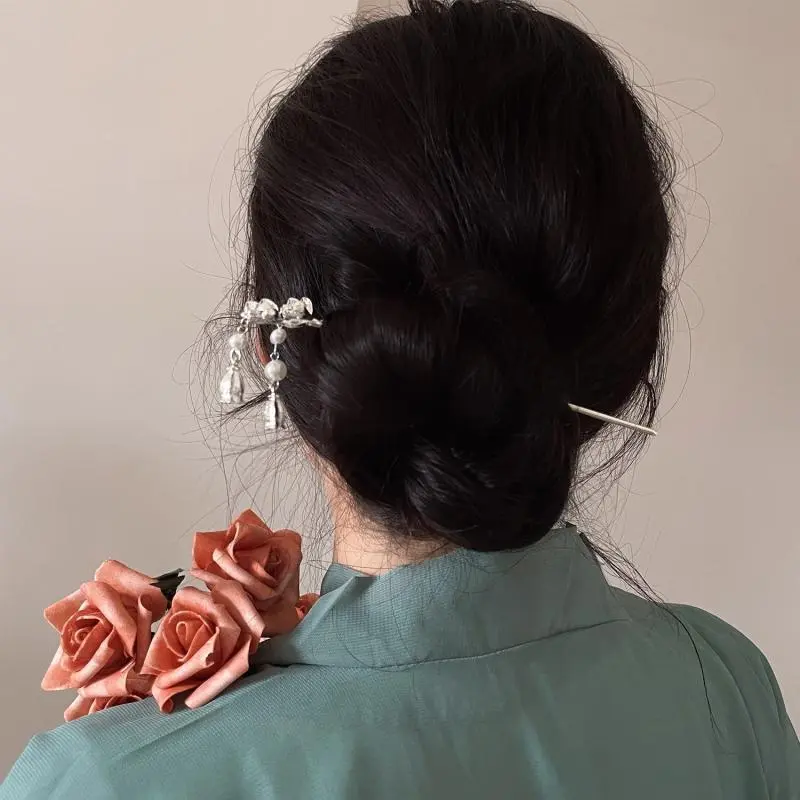 Pink Empress Alloy Hairpins Women's-2
