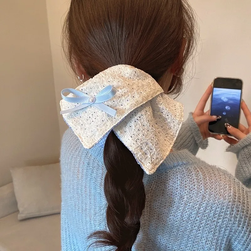 Pink Empress Fabric Hair Tie Women's-4