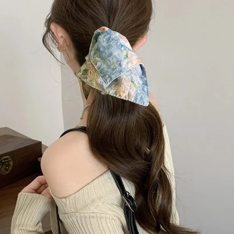Pink Empress Fabric Hair Tie Women's-4