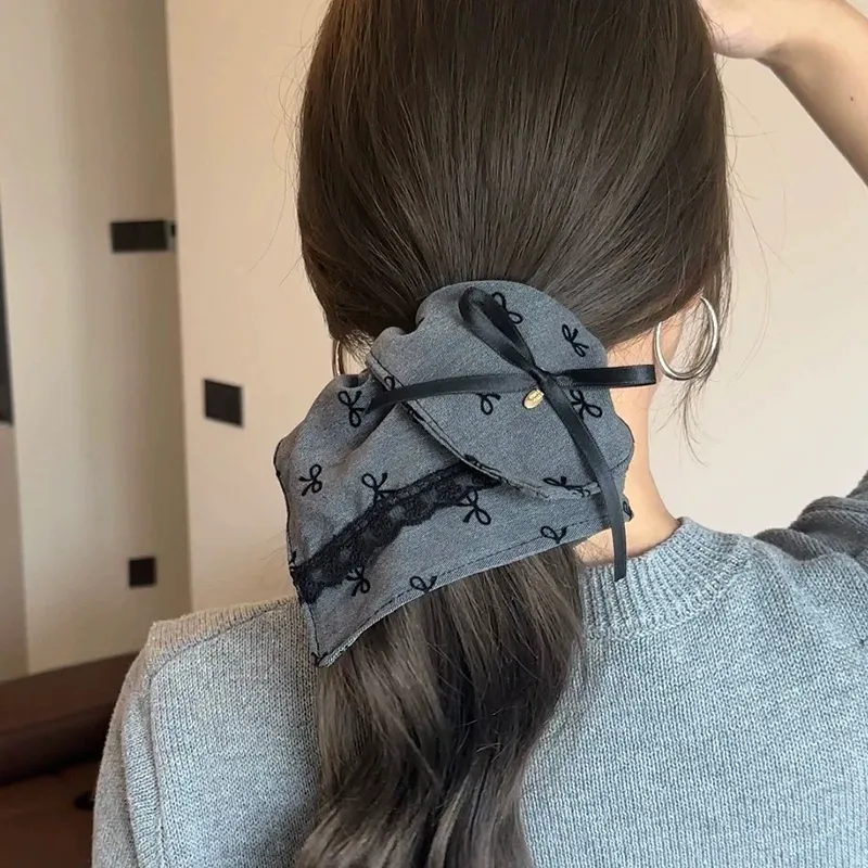 Pink Empress Fabric Hair Tie Women's-3