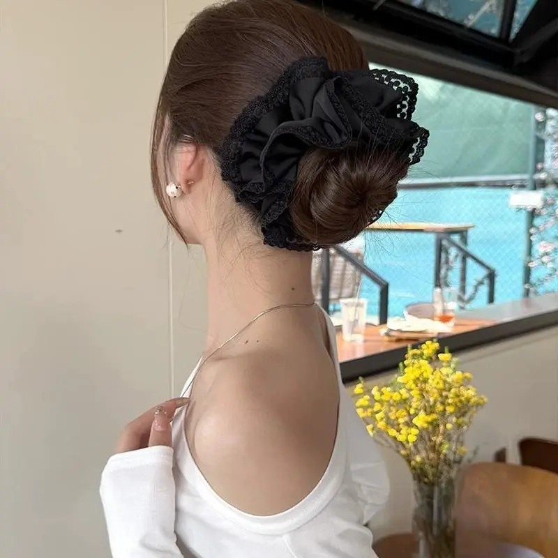 Pink Empress Fabric Hair Tie Women's-3