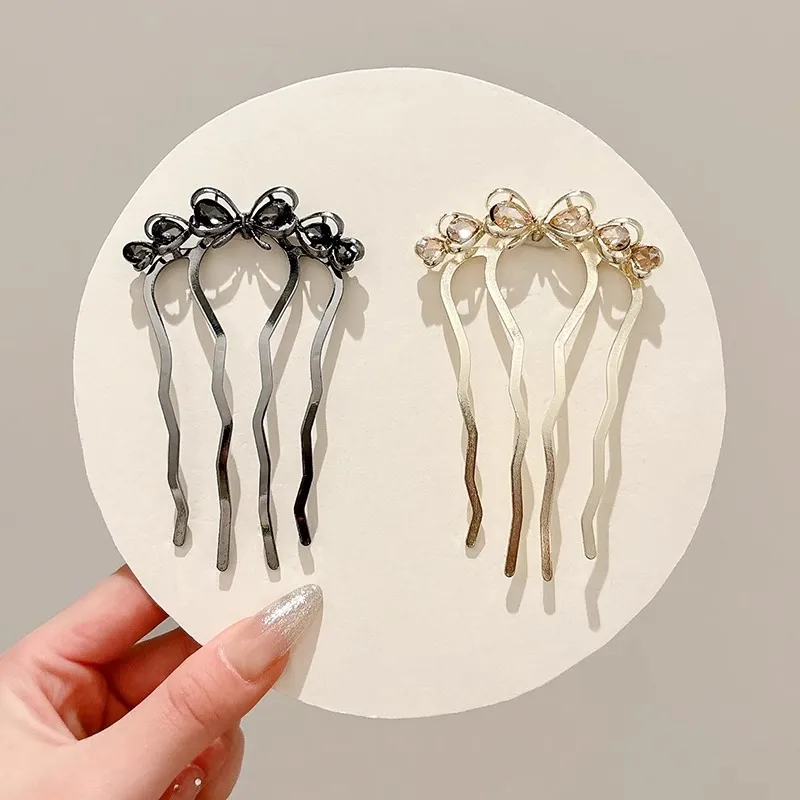 Pink Empress Alloy Hairpins Women's-4