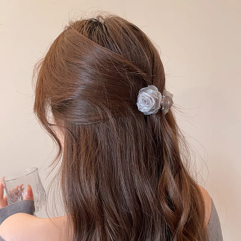 Pink Empress Acrylic Hair Clips Women's-2
