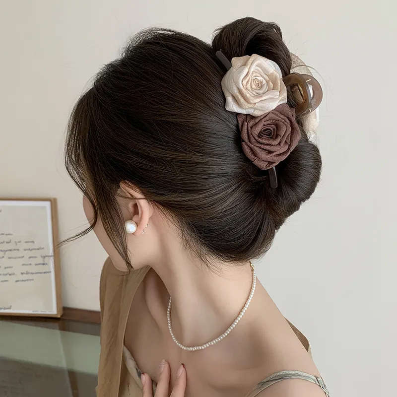 Pink Empress Acrylic Hair Clips Women's-1