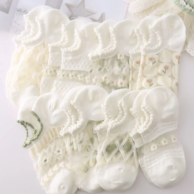 Gentle Welcome Ankle Socks Women's Combo Set-7
