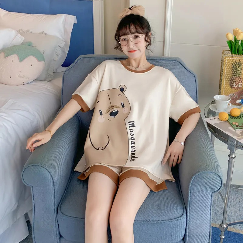 O'MESIK Pajama Set Women's Brown-2