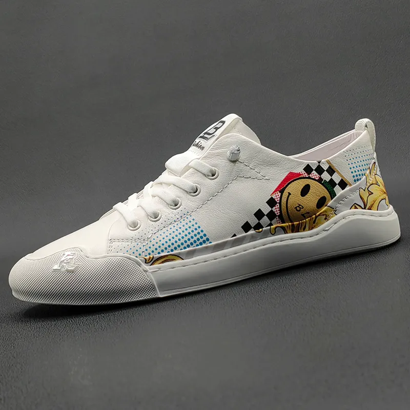 Low Top Everyday Comfortable And Trendy Individual Casual Shoes Men's-1