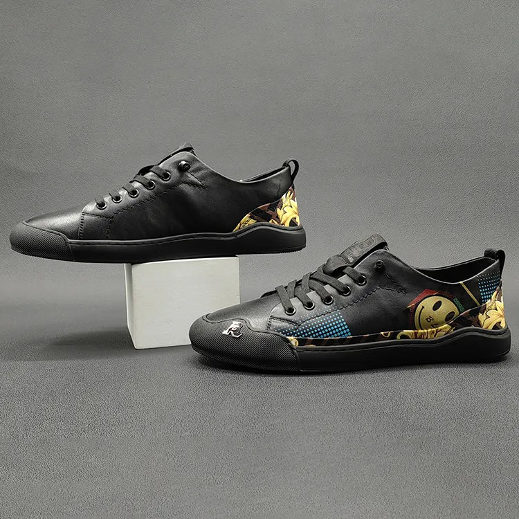 Low Top Everyday Comfortable And Trendy Individual Casual Shoes Men's-11