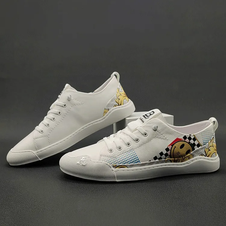 Low Top Everyday Comfortable And Trendy Individual Casual Shoes Men's-5