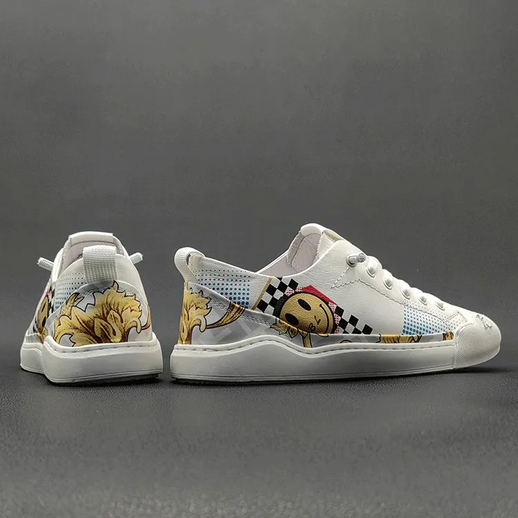 Low Top Everyday Comfortable And Trendy Individual Casual Shoes Men's-6