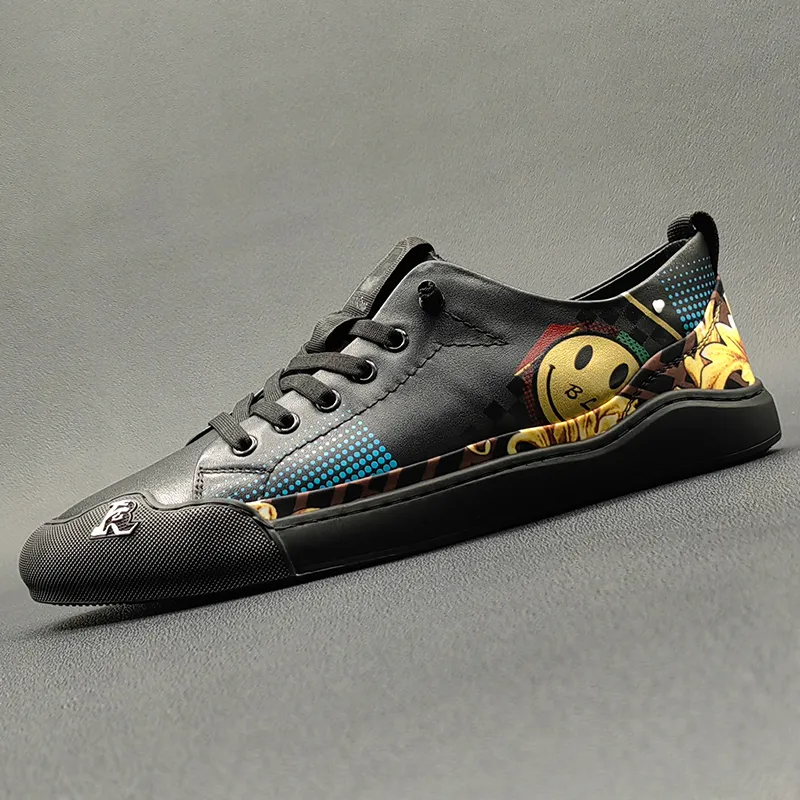 Low Top Everyday Comfortable And Trendy Individual Casual Shoes Men's-8