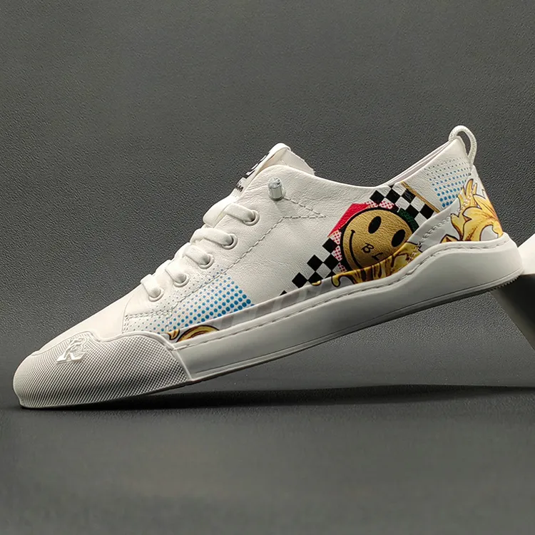 Low Top Everyday Comfortable And Trendy Individual Casual Shoes Men's-2