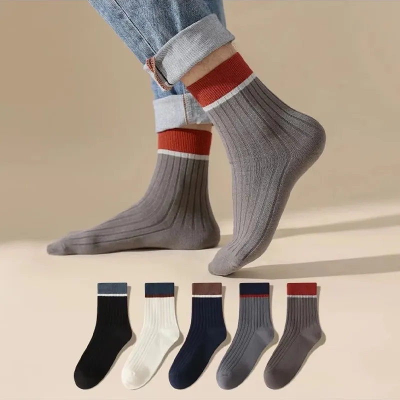 ALPLUME Mid Calf Socks Unisex 5 Pack-29