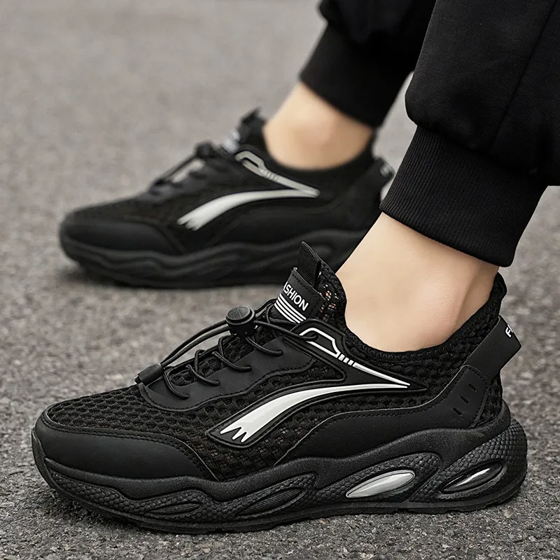 BAKE Slip Resistant, Abrasion Resistant, Breathable Low Top Casual Shoes Men's-3