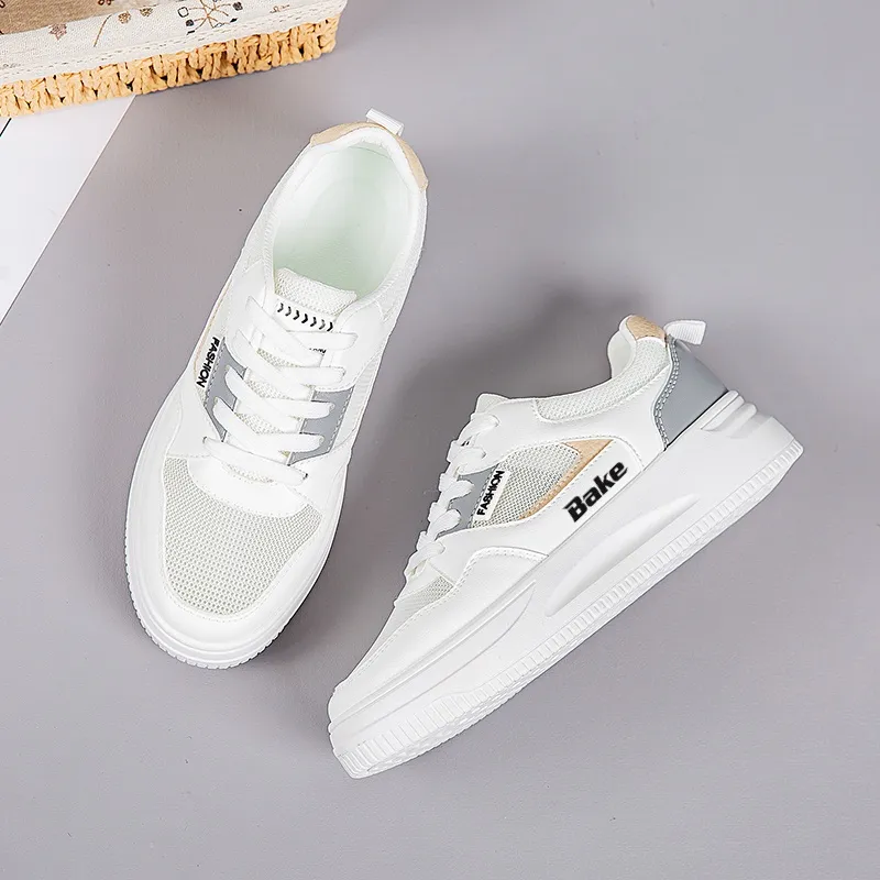 BAKE Slip Resistant, Breathable, Lightweight Low Top Skateboard Shoes Women's-2