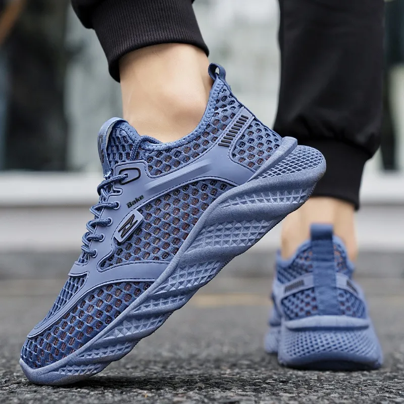 BAKE Slip Resistant, Abrasion Resistant, Breathable Low Top Casual Shoes Men's-4
