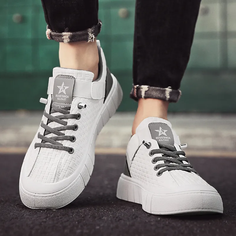 BAKE Anti Slip Wear Resistant Low Top Skateboard Shoes Men's-12