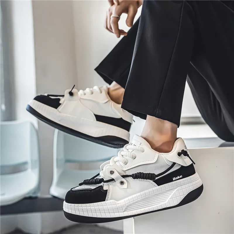 BAKE Anti Slip Wear Resistant Low Top Casual Shoes Men's-6