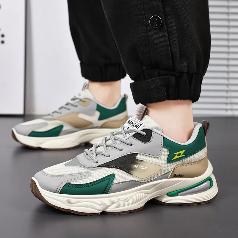 BAKE Slip Resistant Breathable Cushioning Low Top Casual Shoes Men's-7