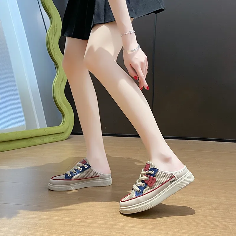 BAKE Rubber Sole Odor Resistant Slip Resistant Closed Toe Slippers Women's-12