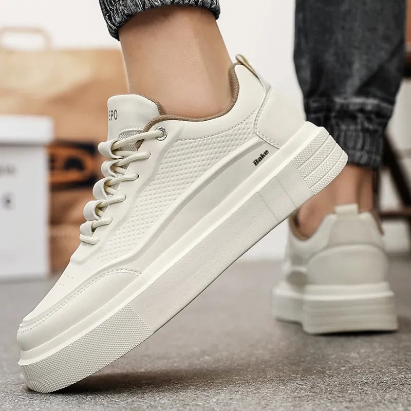 BAKE Slip Resistant Cushioning And Breathable Low Top Skateboard Shoes Men's-4