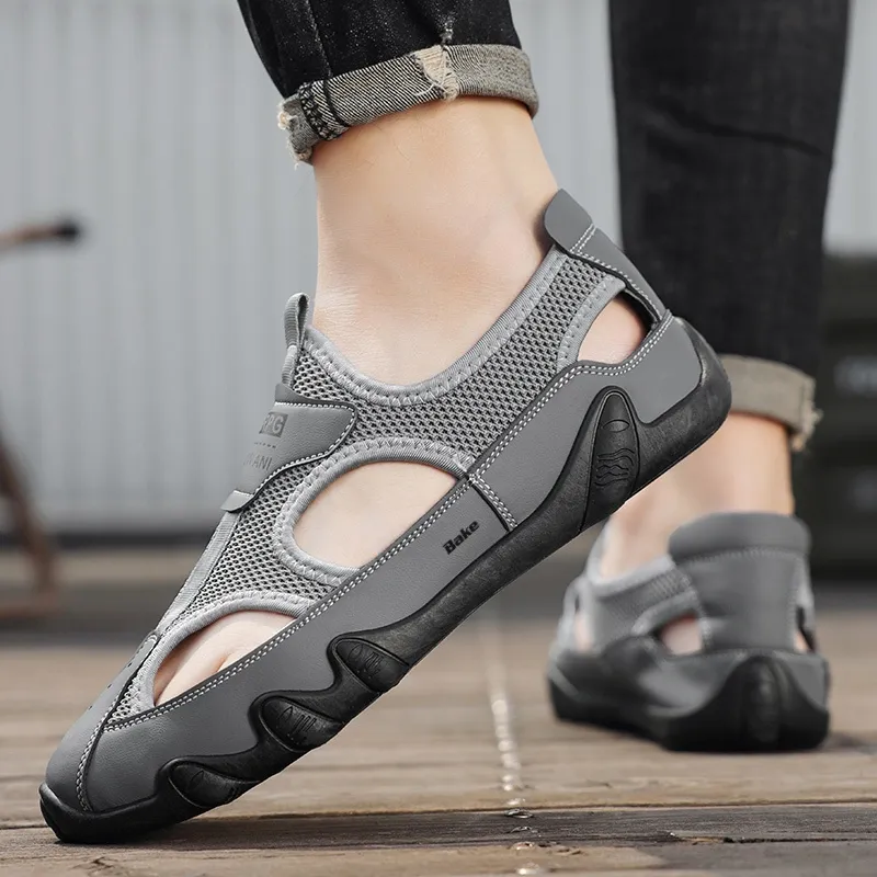 BAKE Anti Slip Wear Resistant Low Top Casual Shoes Men's-8