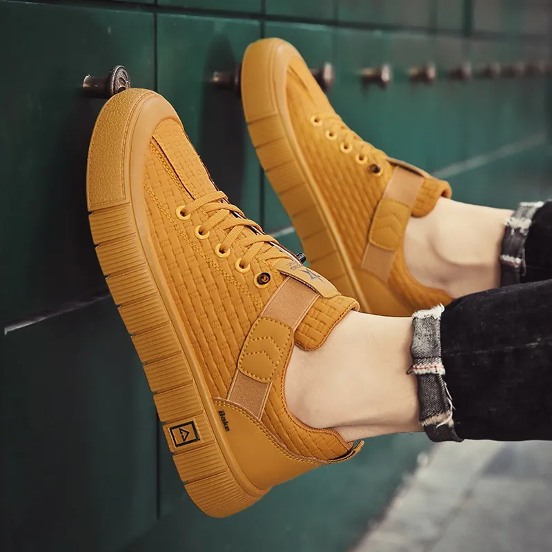 BAKE Anti Slip Wear Resistant Low Top Skateboard Shoes Men's-9