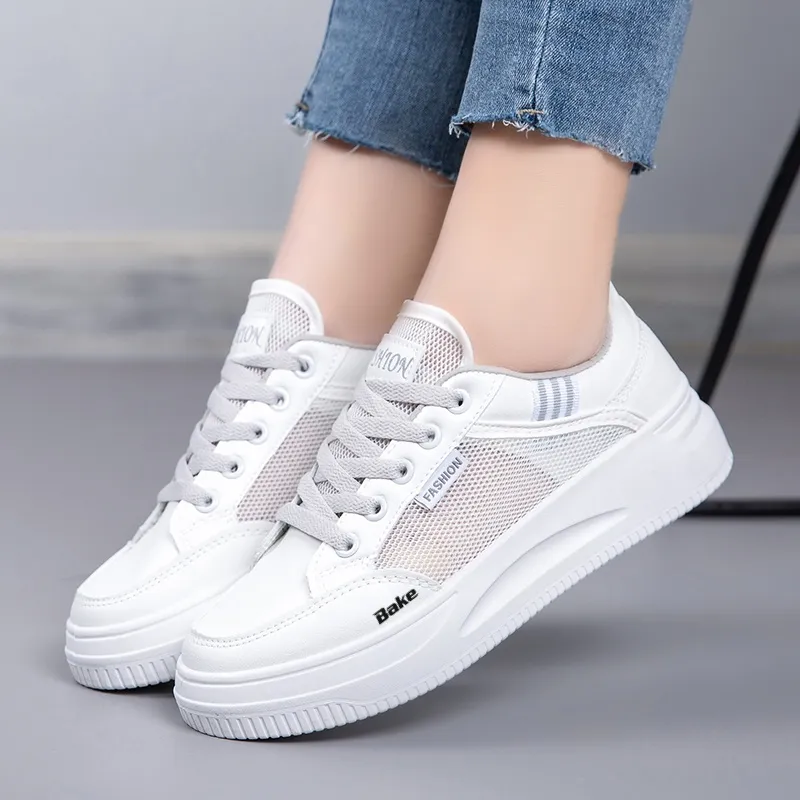 BAKE Slip Resistant, Abrasion Resistant, Breathable Low Top Skateboard Shoes Women's-9