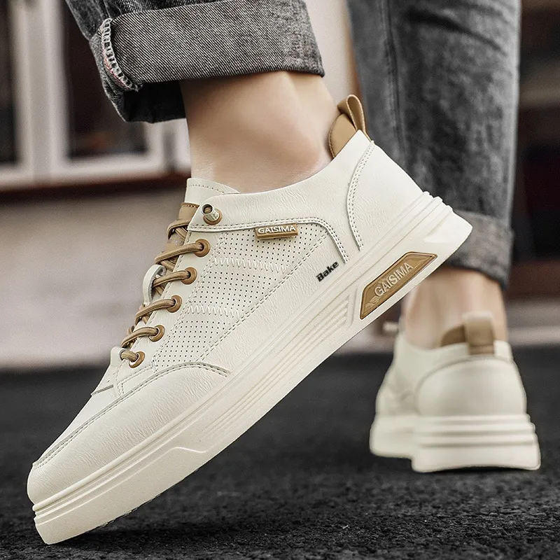 BAKE Slip Resistant And Breathable Low Top Skateboard Shoes Men's-4