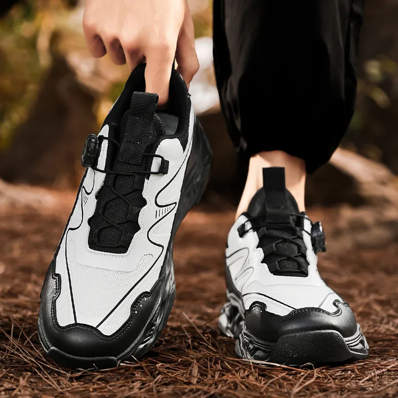 BAKE Slip Resistant, Abrasion Resistant, Breathable Low Top Casual Shoes Men's-3