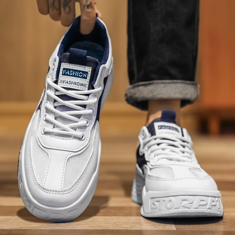 BAKE Anti Slip Wear Resistant Low Top Casual Shoes Men's-3