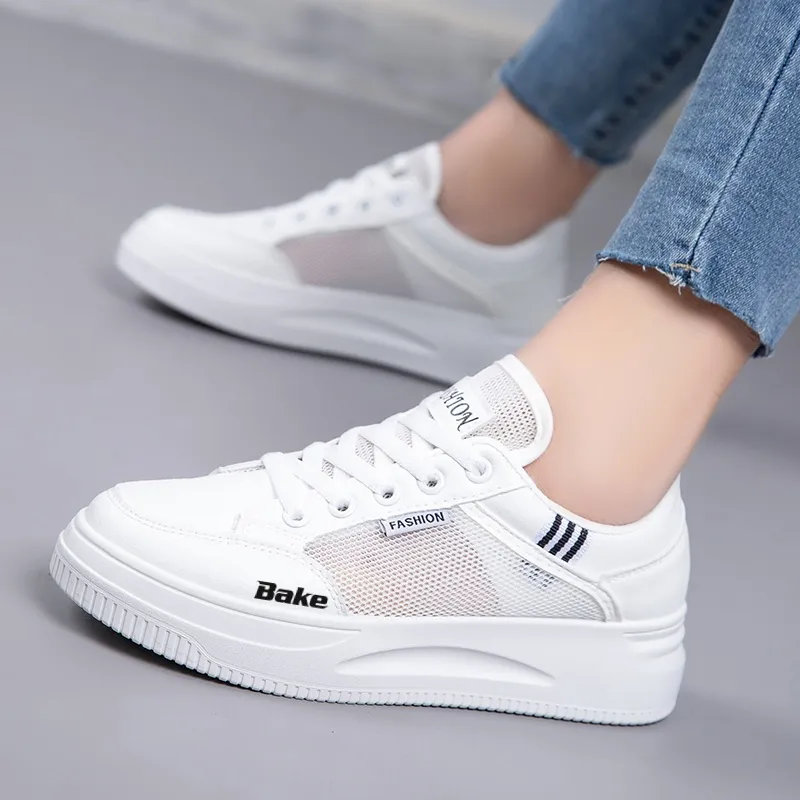 BAKE Slip Resistant, Abrasion Resistant, Breathable Low Top Skateboard Shoes Women's-2