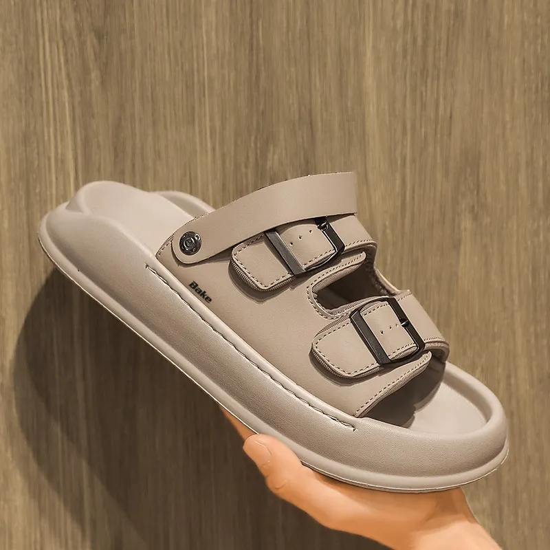 BAKE Slip Resistant Abrasion Resistant Cushioning Slide Slippers Men's-7