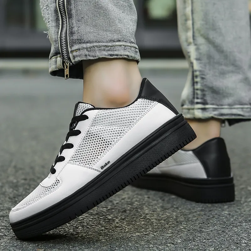 BAKE Slip Resistant, Abrasion Resistant, Breathable Low Top Skateboard Shoes Men's-7