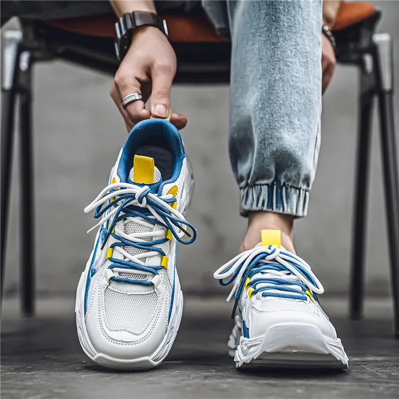 BAKE Anti Slip Wear Resistant Low Top Casual Shoes Men's-8